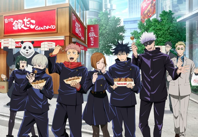 Gojo and students