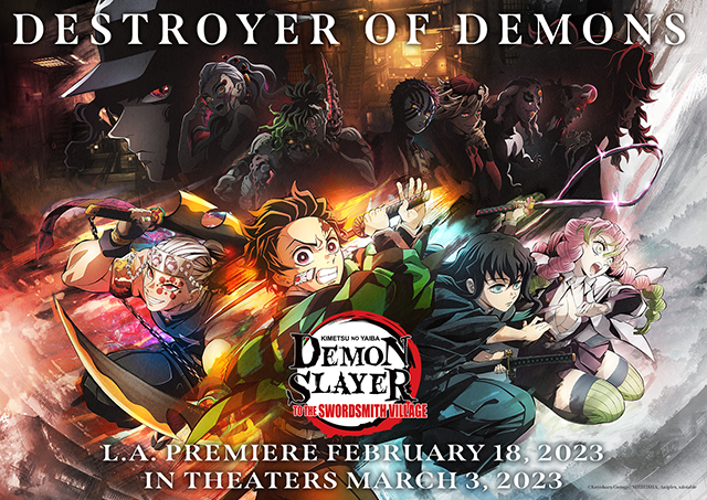 Demon slayer Premier poster.