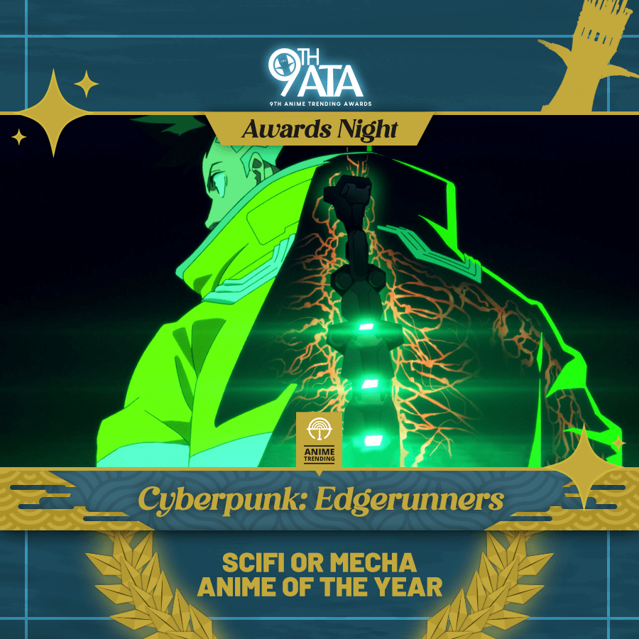 Best Anime Mecha or Science Fiction – Cyberpunk: Edgerunners