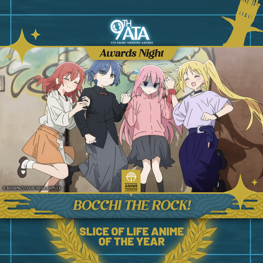 Best Anime Slice of Life – Bocchi the Rock!
