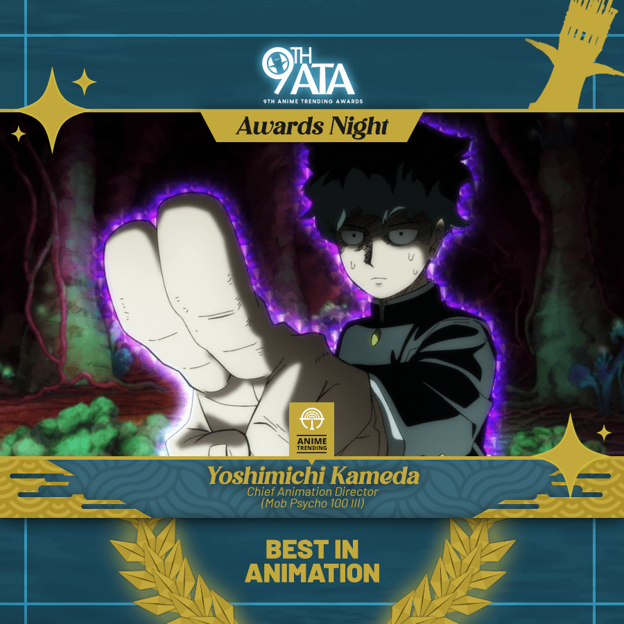 Best Animation Work – Yoshimichi Kameda – Mob Psycho 100 III