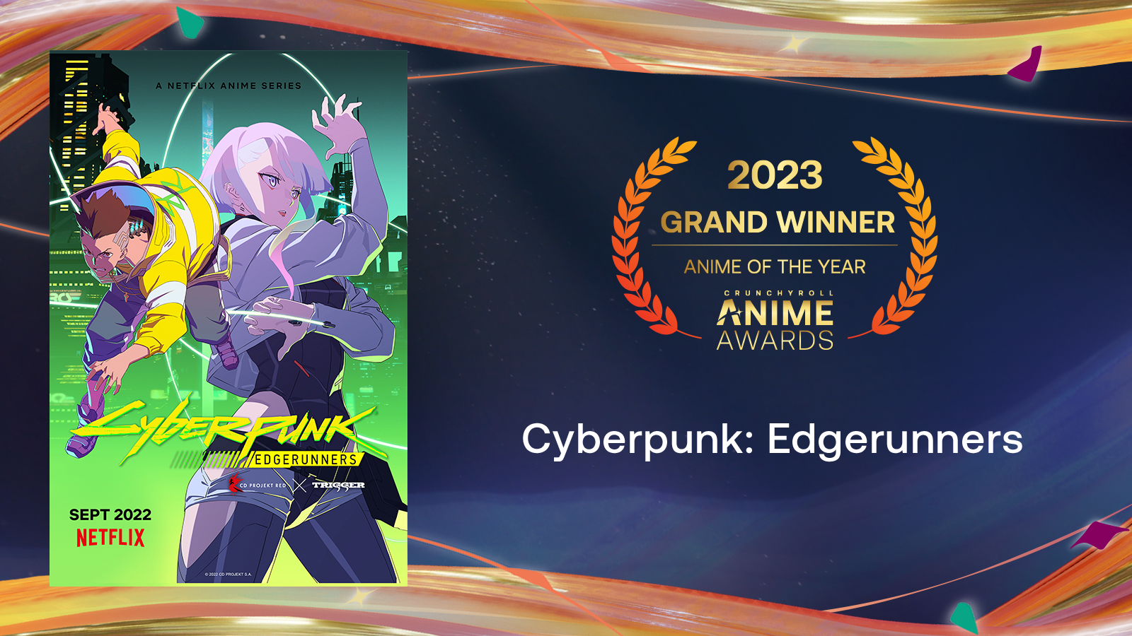 Cyberpunk: Edgerunners Anime of the year crunchyroll awards