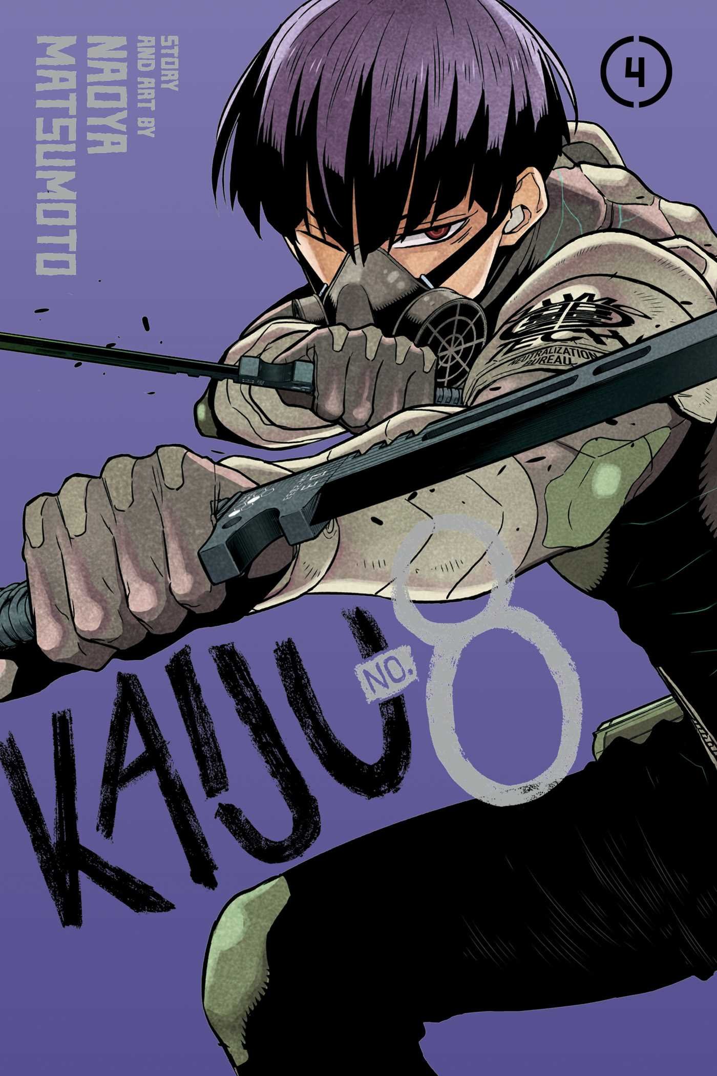 Volume 4 cover of Kaiju No 8