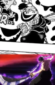 Roronoa Zoro's aura in manga vs anime