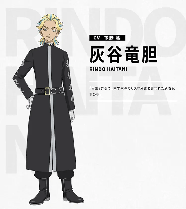 Hiro Shimono as Rindo Haitani tokyo revengers