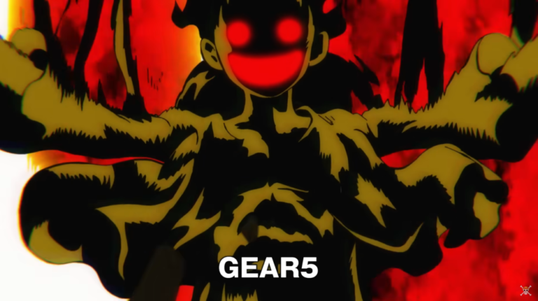 Luffy Gear 5 animation frames