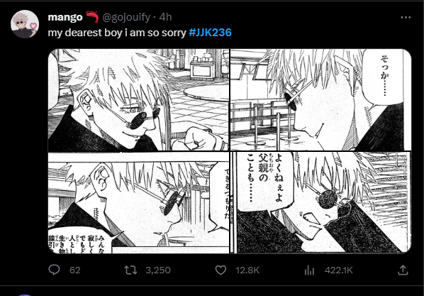 Jujutsu Kaisen Chapter 236 shocks fans as Gojo Satoru meets his