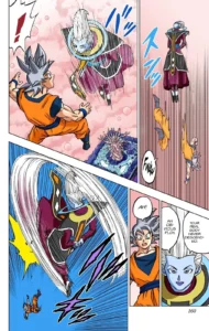 Whis defeats Ultra Instinct Goku with just one kick