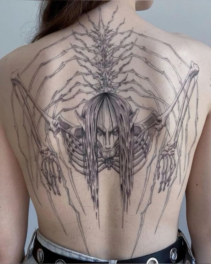Eren's final titan form tattoo