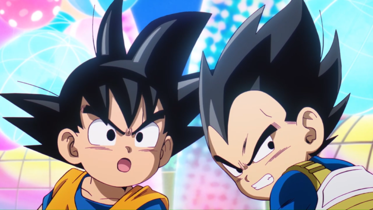 Kid Goku and Vegeta Dragon Ball Daima