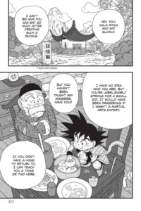 Grandpa Gohan and Goku in Dragon Ball Minus