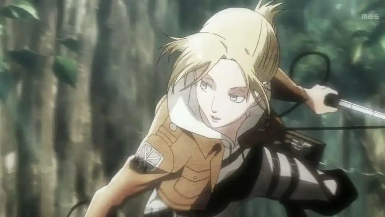 aot annie fighting human form