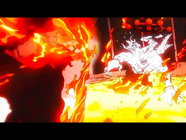 Sukuna vs Mahoraga - furnace flame