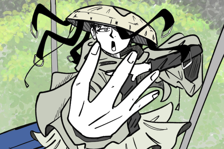 uruha fanart kagurabachi u/jaypunny landscape