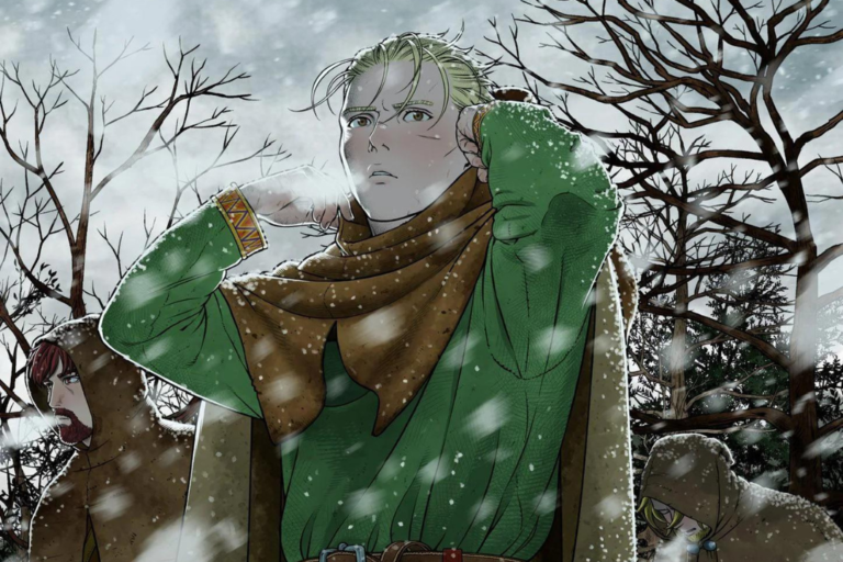 vinland saga volume 28 cover thorfinn bug eyes einar