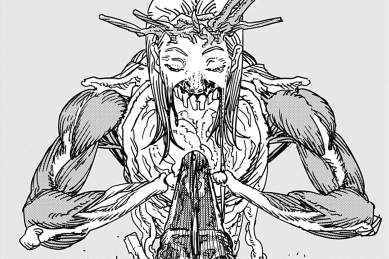 chainsaw man statue of liberty