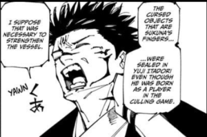 JJK Sukuna yuji finger 257