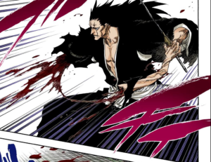 kenpachi loses arm