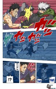 kakashi vs obito naruto manga