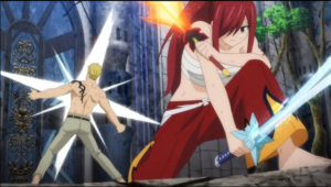 erza vs laxus fairy tail