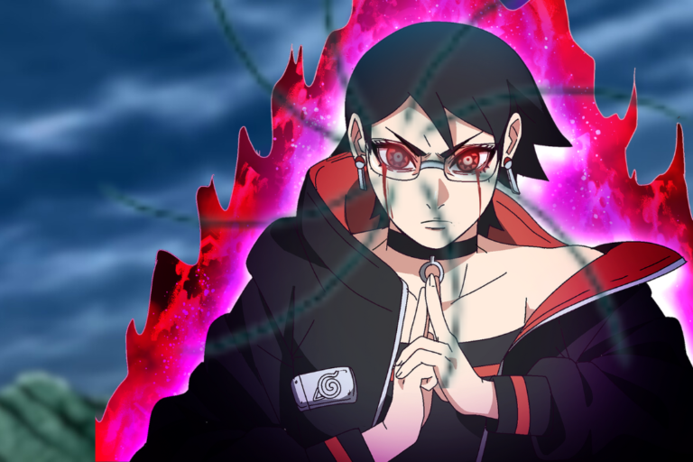 sarada boruto tbv 20 mangekyo sharingan kamui
